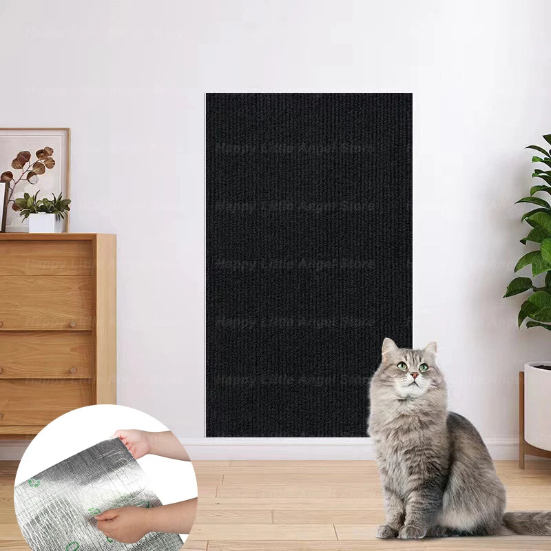 Cat Scratch Mat – Self-Adhesive, Trimmable Furniture Protector