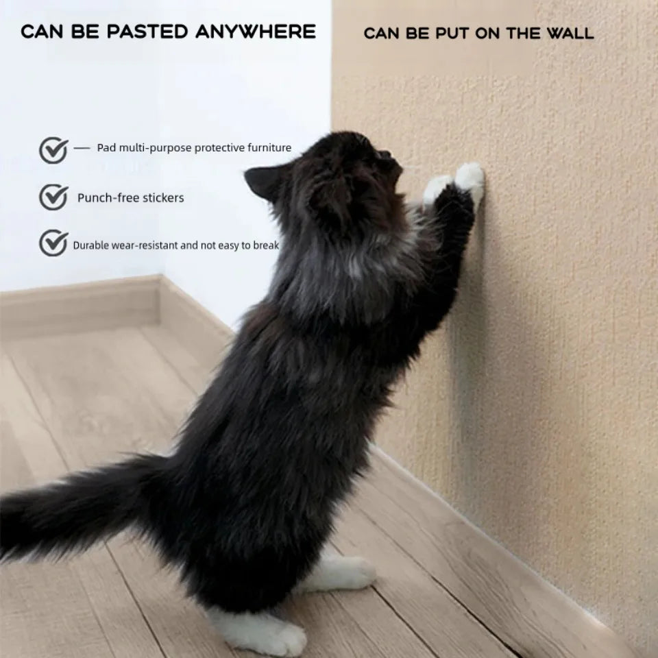 Cat Scratch Mat – Self-Adhesive, Trimmable Furniture Protector