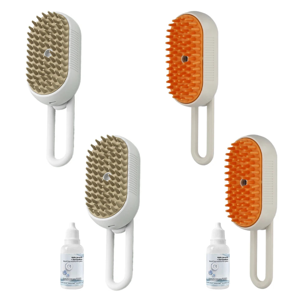 Electric Steam Grooming Brush for Cats & Dogs