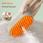 Electric Steam Grooming Brush for Cats & Dogs