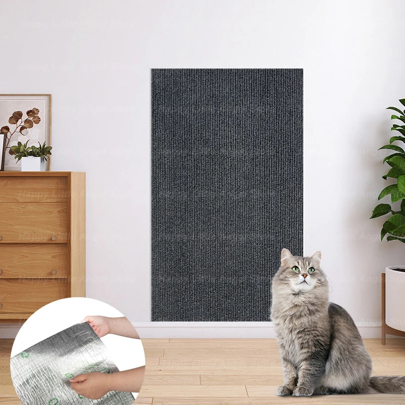 Cat Scratch Mat – Self-Adhesive, Trimmable Furniture Protector