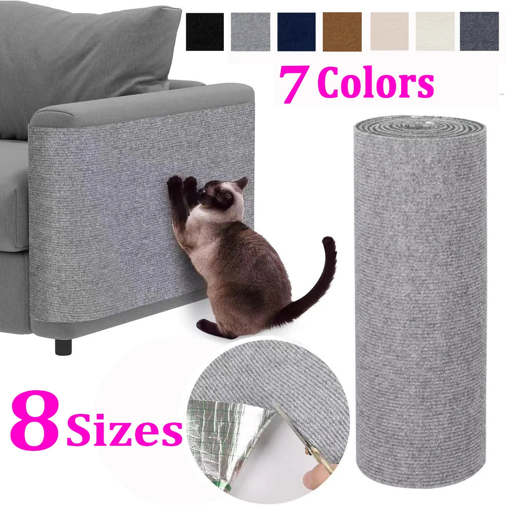 Cat Scratch Mat – Self-Adhesive, Trimmable Furniture Protector