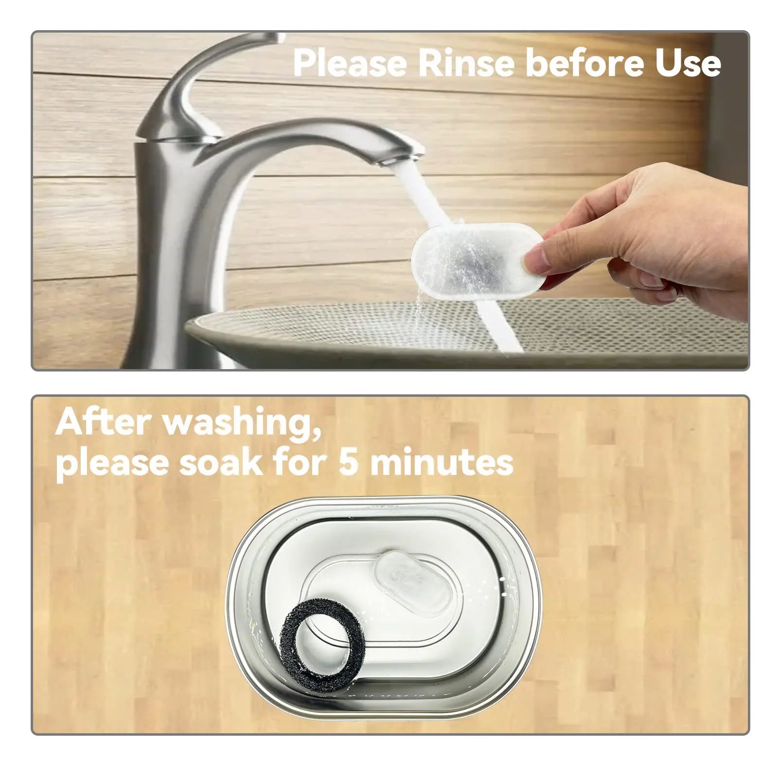 Stainless Steel Cat Water Fountain – 3.2L, with Carbon & Foam Filters