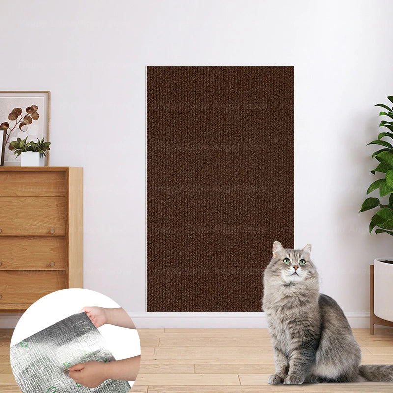 Cat Scratch Mat – Self-Adhesive, Trimmable Furniture Protector